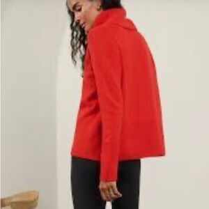 Athleta red Alpine turtleneck sweater